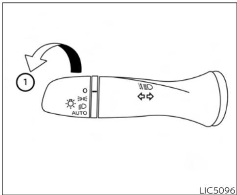NISSAN Sentra 2024 - INTERRUPTEUR DES PHARES ET DES CLIGNOTANTS - 4