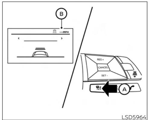 NISSAN Sentra 2024 - Affichage et témoins du mode de contrôle d'intervalle entre les vehicules - 1