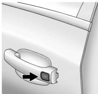 CADILLAC SRX (2012) - Capeur de serrure - 1
