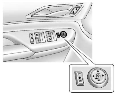 CADILLAC SRX (2012) - Rétroviseurs électriques - 1