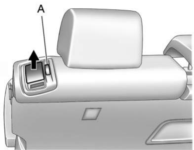 CADILLAC SRX (2012) - Replier des dossiers de siège - 1
