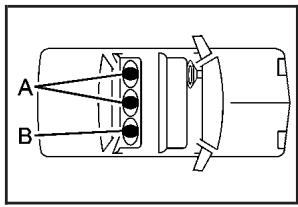 CHEVROLET Equinox (2007) - Configurations pour l'utilisation de trois sièges d'enfant - 2
