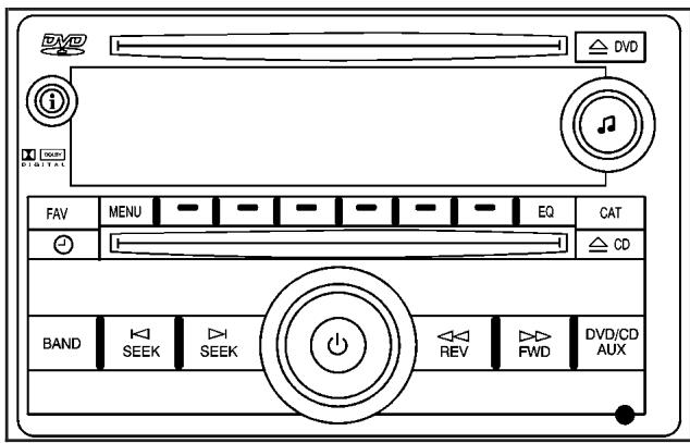 CHEVROLET Equinox (2007) - Radio avec lecteur de disques compacts et disques videonumériques - 1