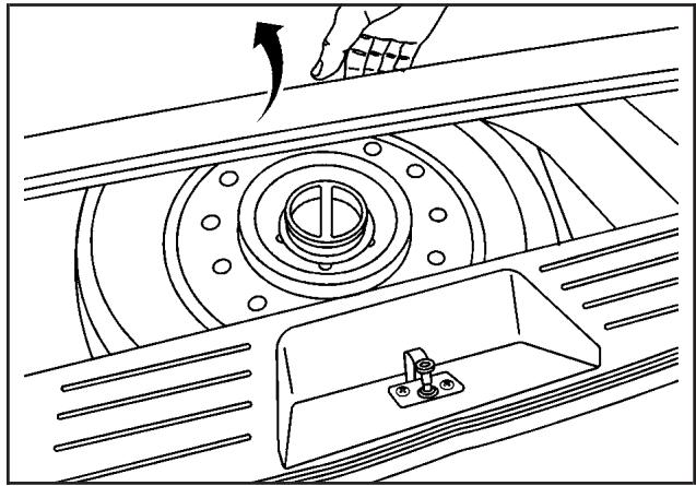 CHEVROLET Equinox (2007) - Dépose du pneu de secours et des outils - 1