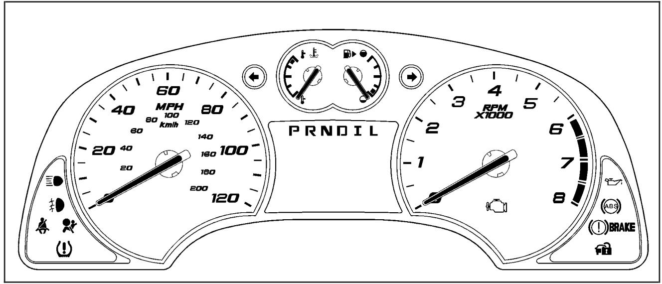 CHEVROLET Equinox (2007) - Ensemble d'instruments - 1