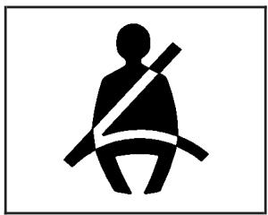 CHEVROLET Equinox (2007) - Témoin de rappel des ceintures de sécurité - 1