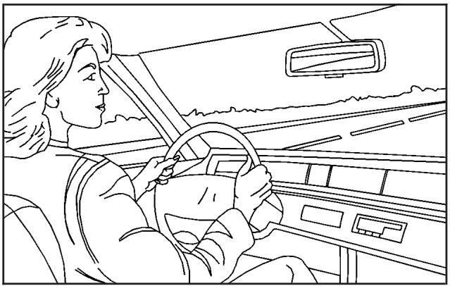 CHEVROLET Equinox (2007) - Manipulation du volant en situations d'urgence - 1
