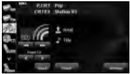 SUBARU Legacy (2013) Système de navigation - Sélection à partir d'une liste de canal - 1