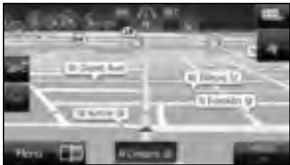 SUBARU Legacy (2013) Système de navigation - Navigation sur la carte - 2