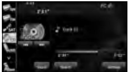 SUBARU Legacy (2013) Système de navigation - Répétition de la même plage - 1