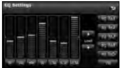 SUBARU Legacy (2013) Système de navigation - Réglage de la qualité sonore - 2