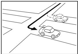 SUBARU Legacy (2013) Système de navigation - À propos de la précision de position actuelle et de navigation d'itinéraire - 3