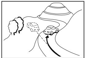 SUBARU Legacy (2013) Système de navigation - À propos de la précision de position actuelle et de navigation d'itinéraire - 4