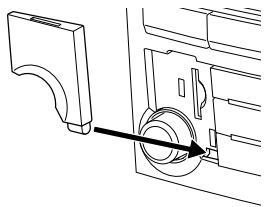 SUBARU Legacy (2013) Système de navigation - Replacing le couvercle de la carte mémoire SD - 1
