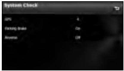 SUBARU Legacy (2013) Système de navigation - Appuyez sur la touche tactile System Check (Contrôle système). - 2