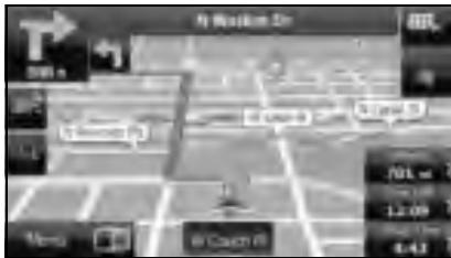 SUBARU Legacy (2013) Système de navigation - Confirmation avancée des modifications d'itinéraire et de la route suivante - 1