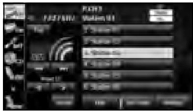 SUBARU Legacy (2013) Système de navigation - Écran des fonctions de source - 1