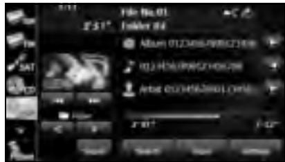 SUBARU Legacy (2013) Système de navigation - Défilament des informations - 1