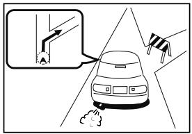 SUBARU Legacy (2013) Système de navigation - À propos de la précision de position actuelle et de navigation d'itinéraire - 10