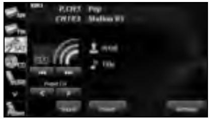 SUBARU Legacy (2013) Système de navigation - Sélection à partir d'un bouton de préRéglage - 1