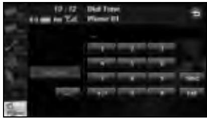 SUBARU Legacy (2013) Système de navigation - Utiliser les touches numériques - 1