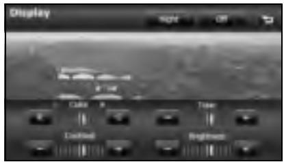 SUBARU Legacy (2013) Système de navigation - Affichage de l'écran de réglage de la qualité de l'image - 2