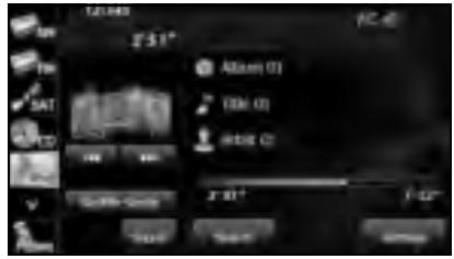 SUBARU Legacy (2013) Système de navigation - Recherche d'un fichier musical - 1