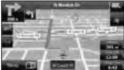 SUBARU Legacy (2013) Système de navigation - ■ Affichage du zoom intelligent - 1