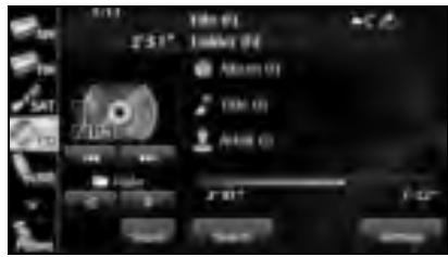 SUBARU Legacy (2013) Système de navigation - Sélection avec la touche de nom de fichier - 1