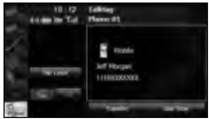 SUBARU Legacy (2013) Système de navigation - Opérations pendant un appel - 2