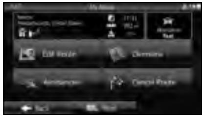 SUBARU Legacy (2013) Système de navigation - Affichage de l'intégralité de l'itinéraire sur la carte - 2