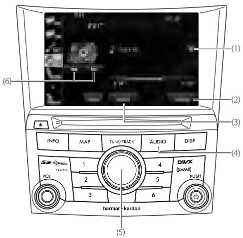 SUBARU Legacy (2013) Système de navigation - Utilisation du lecteur CD - 1