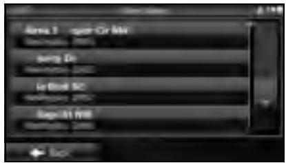 SUBARU Legacy (2013) Système de navigation - ■ Sélection d'un croisement comme destination - 2