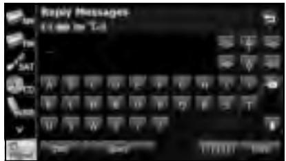 SUBARU Legacy (2013) Système de navigation - Modification de la liste Reply Messages (Rép. messages) - 2