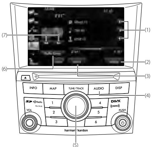 SUBARU Legacy (2013) Système de navigation - Utilisation du lecteur iPod - 1