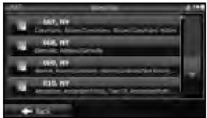 SUBARU Legacy (2013) Système de navigation - Utilisation d'un code postal - 2