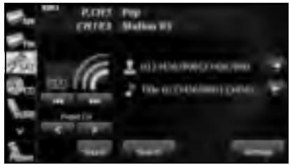 SUBARU Legacy (2013) Système de navigation - Appuyez sur la touche tactile pour l'objet à faire défilier. - 1