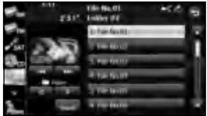 SUBARU Legacy (2013) Système de navigation - Sélection avec la touche de nom de fichier - 3