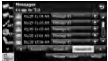 SUBARU Legacy (2013) Système de navigation - Vérification des messages reçus - 1