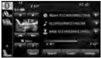 SUBARU Legacy (2013) Système de navigation - Défilament des informations - 1