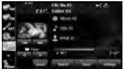 SUBARU Legacy (2013) Système de navigation - Répétition du fichier musical - 1