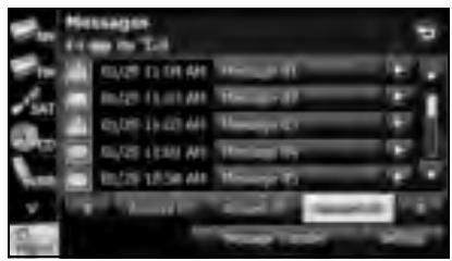 SUBARU Legacy (2013) Système de navigation - Réponse à un message - 1