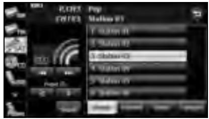 SUBARU Legacy (2013) Système de navigation - Sélection par catégorie - 2