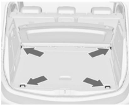 OPEL Meriva (2014-2017) - Double plancher de chargement - 2