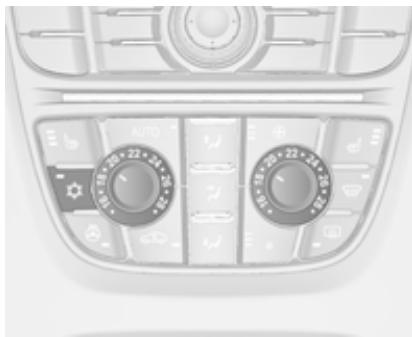 OPEL Meriva (2014-2017) - Réglages manuels - 2
