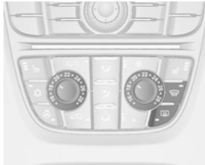 OPEL Meriva (2014-2017) - Désembuage et dégivrage des vitres 📊 - 1