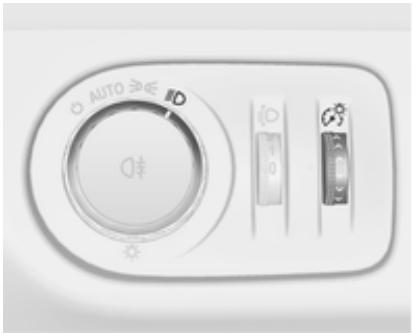 OPEL Meriva (2014-2017) - Commande d'éclairage du tableau de bord - 1