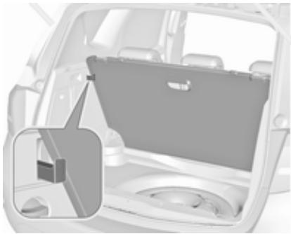 OPEL Meriva (2014-2017) - Recouvrement des rangements dans le plancher arrière - 1