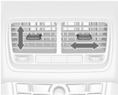 OPEL Meriva (2014-2017) - Bouches d'aération réglables - 2