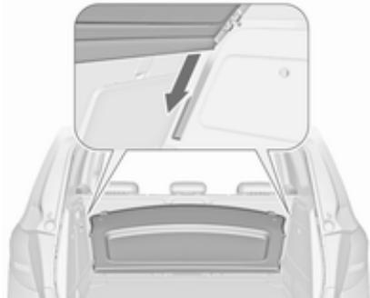 OPEL Meriva (2014-2017) - Rangement du cache-bagages - 1